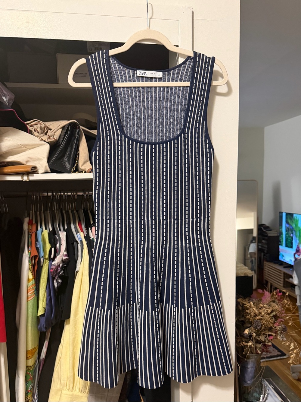Zara striped dress